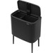 Brabantia Bo Touch Bin 11 + 23L Matte Black 