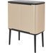 Brabantia Bo Touch Bin Mülleimer 11 + 23 Liter Metallic Gold + Müllsäcke (320 Stück) rückseite