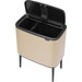 Brabantia Bo Touch Bin 11 + 23 Liter Metallic Gold detail