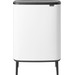 Brabantia Bo Touch Bin Hi Abfalleimer 2 x 30 Liter White Main Image