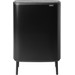 Brabantia Bo Touch Bin Hi 2 x 30 Liter Matt Black + Müllbeutel (120 Stück) 