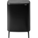 Brabantia Bo Touch Bin Hi Abfalleimer 2 x 30 Liter Matt Black Main Image