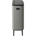 Brabantia Bo Touch Bin Hi Abfalleimer 2 x 30 Liter Mineral Concrete Grey 