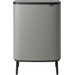 Brabantia Bo Touch Bin Hi Abfalleimer 2 x 30 Liter Mineral Concrete Grey Main Image