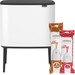 Brabantia Bo Touch Bin Mülleimer 11 + 23 Liter White + Müllsäcke (320 Stück) Main Image