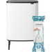 Brabantia Bo Touch Bin Hi Mülleimer 2 x 30 Liter mit 2 Kunststoff Inneneimer White + Müllsäcke (120 Stück) Main Image