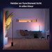 Philips Hue Gradient Signe White and Color Table Lamp + Floor Lamp Black 