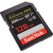 SanDisk SDXC Extreme Pro 128GB 200 MB/s vorne