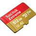 SanDisk MicroSDXC Extreme 512 GB 190 MB/s vorne