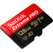 SanDisk MicroSDXC Extreme Pro 128 GB 200 MB/s vorne