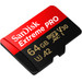 SanDisk microSDXC Extreme Pro 64 GB 200 MB/s 