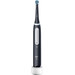 Oral-B iO 4N Black + iO Ultimate Clean Aufsteckbürsten (4 Stück) vorne