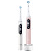 Oral-B iO Series 6N Doppelpack Weiß + Rosa vorne