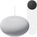 Google Nest Mini White + Google Nest Doorbell Main Image