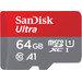 SanDisk MicroSDXC Ultra 64GB 140MB/s front