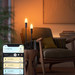 Philips Hue Filamentlampe White Ambiance Kerzenlampe E14 Doppelpack produkt in gebrauch