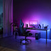 Philips Hue Play Lightstrip PC 32 - 34 Zoll + Lightbar Schwarz Doppelpack produkt in gebrauch