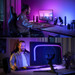 Philips Hue Play Lightstrip PC 32 - 34 Zoll + Lightbar Schwarz Doppelpack produkt in gebrauch