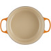 Le Creuset Signature Runder Bräter 28 cm Ofenrot innen