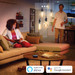 Philips Hue Filament Light White Standard E27 - 2023 - 4-pack product in use