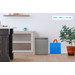 Brabantia Bo Touch Bin 2 x 30 Liter Mineralbeton-Grau + Müllbeutel (120 Stück) visuelles Coolblue 1