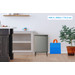 Brabantia Bo Touch Bin Hi Abfalleimer 2 x 30 Liter Mineral Concrete Grey visuelles Coolblue 1