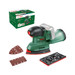 Bosch Universal Sander 18V-10 + 2,5-Ah-Akku (2x) zubehör