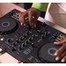 Pioneer DJ DDJ-FLX4 + Pioneer DJ DM-40D Black product in use