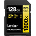 Lexar Professional 1800x GOLD 128GB SDXC 170mb/s Main Image