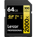 Lexar Professional 2000x GOLD 64 GB SDXC 300 mb/s Main Image