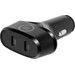 BlueBuilt Power Delivery Autoladegerät 45W Schwarz + USB-C-Kabel 1,5 Nylon Schwarz vorne