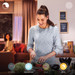 Philips Hue White and Color Starter Pack E27 mit 4 Lampen, Dimmer + Bridge produkt in gebrauch