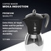 Bialetti New Moka Induction Schwarz 6 Tassen 