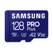 Samsung PRO Plus 128GB (2023) microSDXC + SD-Adapter vorne