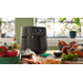 Philips Airfryer XXL HD9285/90 + Frying Rack product in use