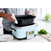 GreenPan Elite Slowcooker Blue Haze 6L product in use