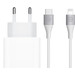 Apple USB-C-Ladegerät 20 W + Lightning-Kabel 1,5 m Nylon Weiß Main Image