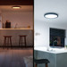 Philips Hue Aurelle Panel Light White Ambiance Round Black visual supplier