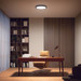 Philips Hue Aurelle Panel Light White Ambiance Round Black visual supplier