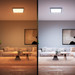 Philips Hue Aurelle White Ambiance Groß Viereckig Schwarz + Dimmer visueller lieferant