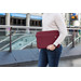 BlueBuilt Laptop Sleeve Width 41cm 17 inches Red product in use