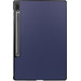 Just In Case Smart Tri-Fold Samsung Galaxy Tab S9 / S9 FE Book Case Blue back