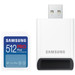 Samsung PRO Plus 512GB SDXC + Card Reader 