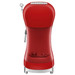 SMEG ECF02RDEU Red + Coffee Grinder back