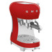 SMEG ECF02RDEU Rot linke seite