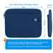 BlueBuilt Laptop Sleeve Width 30cm 12 - 13 inches Blue visual Coolblue 2