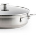 KitchenAid Stainless Steel High-sided Skillet with lid 28cm detail