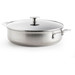 KitchenAid Stainless Steel High-sided Skillet with lid 28cm Main Image