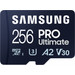 Samsung PRO Ultimate 256 GB (2023) microSDXC + USB-Adapter vorne