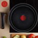 Tefal Ingenio Black Stone Cookware Set 8-piece product in use